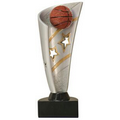 Basketball Banner Resin - 7" Tall